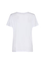 T-shirt blanc Derby col en V - Soya concept