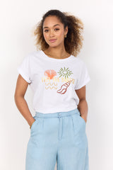 T-shirt Blanc en coton biologique - Soya Concept