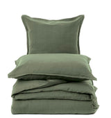 Lin - Housse de couette olive