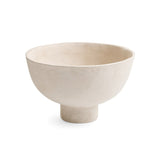 Bol décoratif sur pied en papier mâché 8"x8"