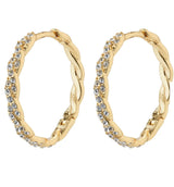 Anneaux torsadés en cristaux - EZO