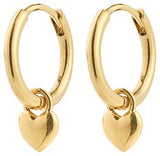 ALAIA boucles d’oreilles pendentif cœur recyclées - Pilgrim