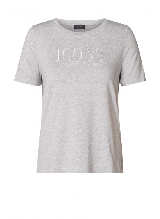 Ivamaria T-Shirt Gris - Yest 5764