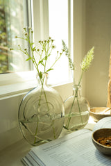 Vase en verre - Grand Flask 7"H - Indaba