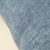 Coussin en Lin Chambray 20" x 20" - couleur Denim - Indaba