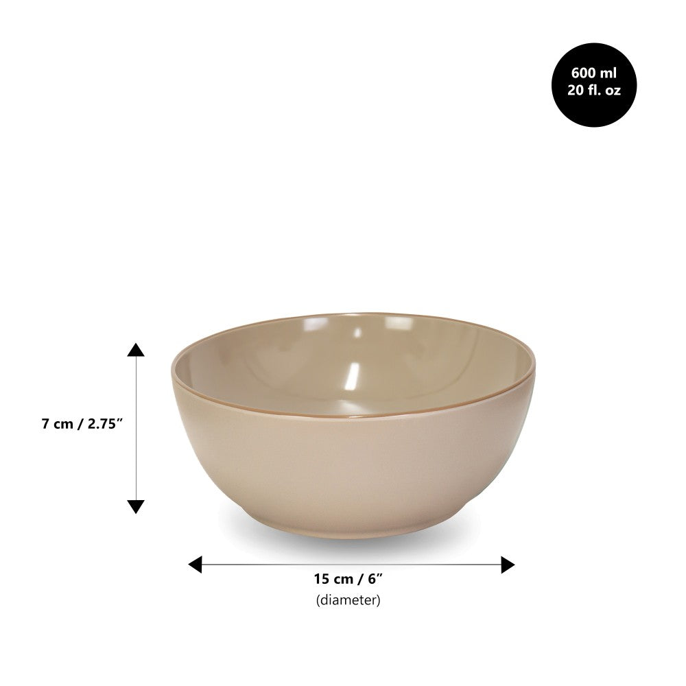 Bol Taupe Incassable pour Exterieur 15 cm - ICM