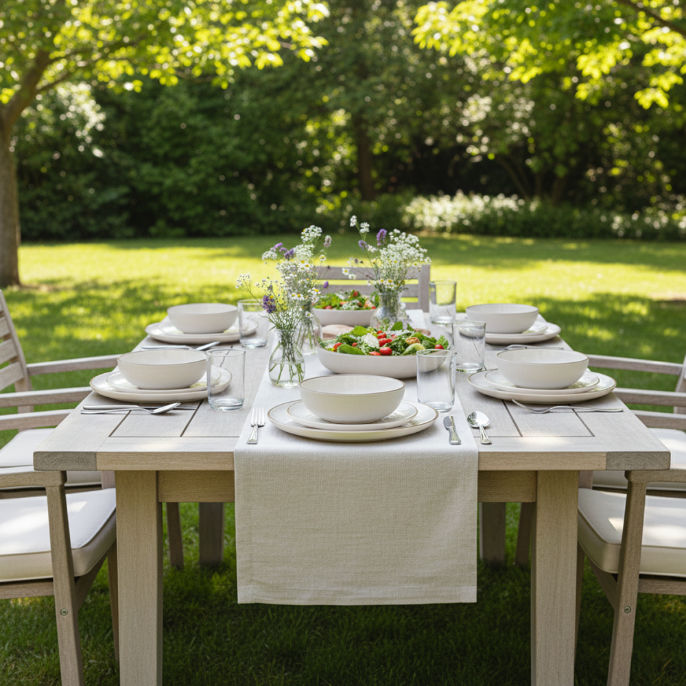 Assiette Blanche a Dîner Incassable pour Exterieur 27.5 cm - ICM