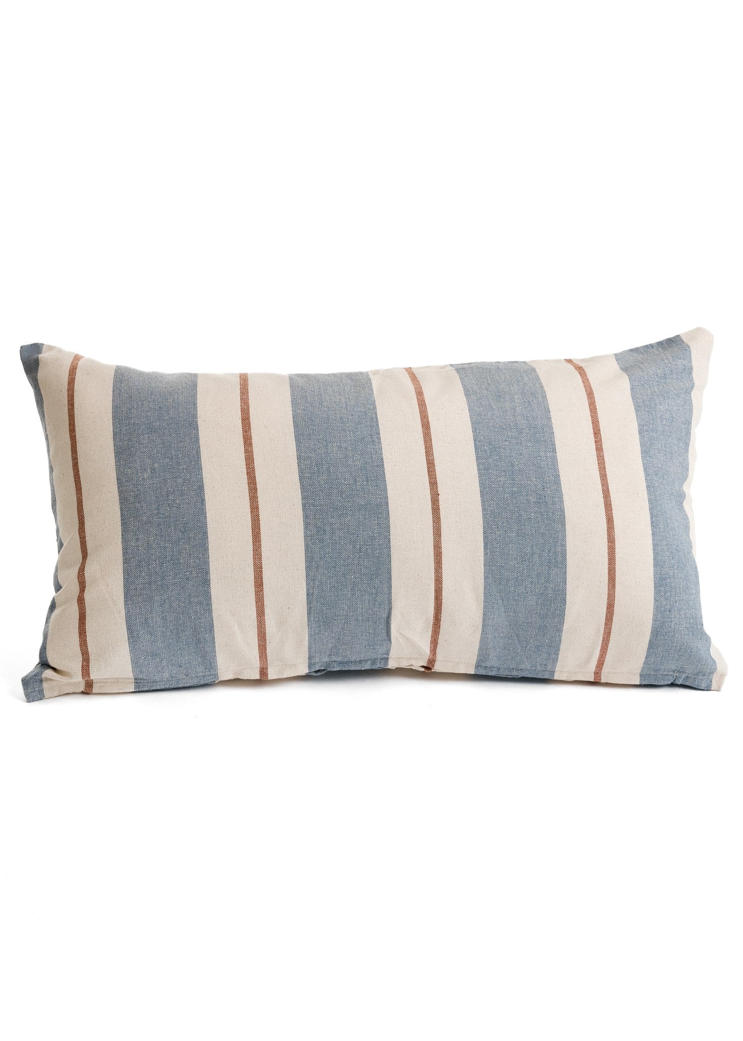 Coussin à rayures en coton 12"x22" -ADV
