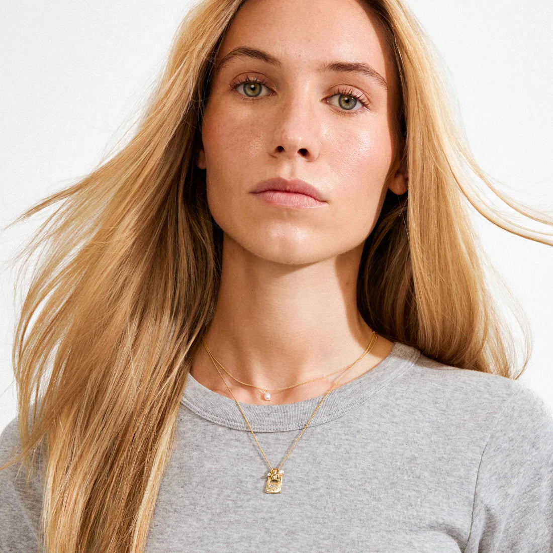 FIRE Collier Pendentifs Cristaux - 2 en 1 - Pilgrim