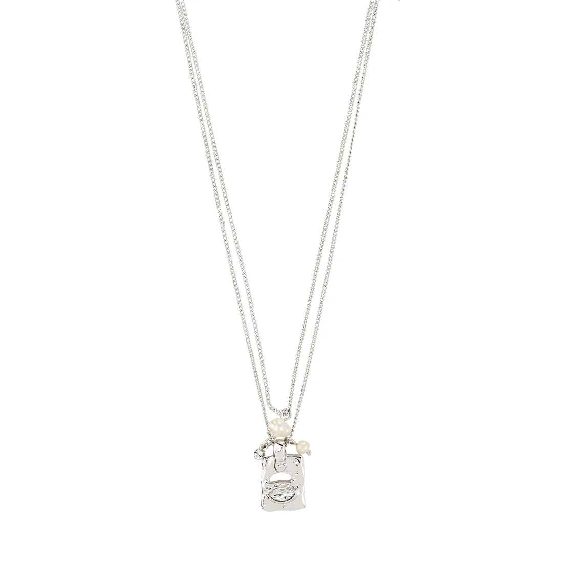 FIRE Collier Pendentifs Cristaux - 2 en 1 - Pilgrim