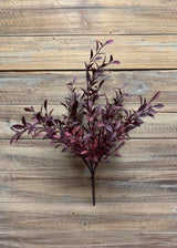 FEUILLES DE SAULE BOURGOGNE 18"