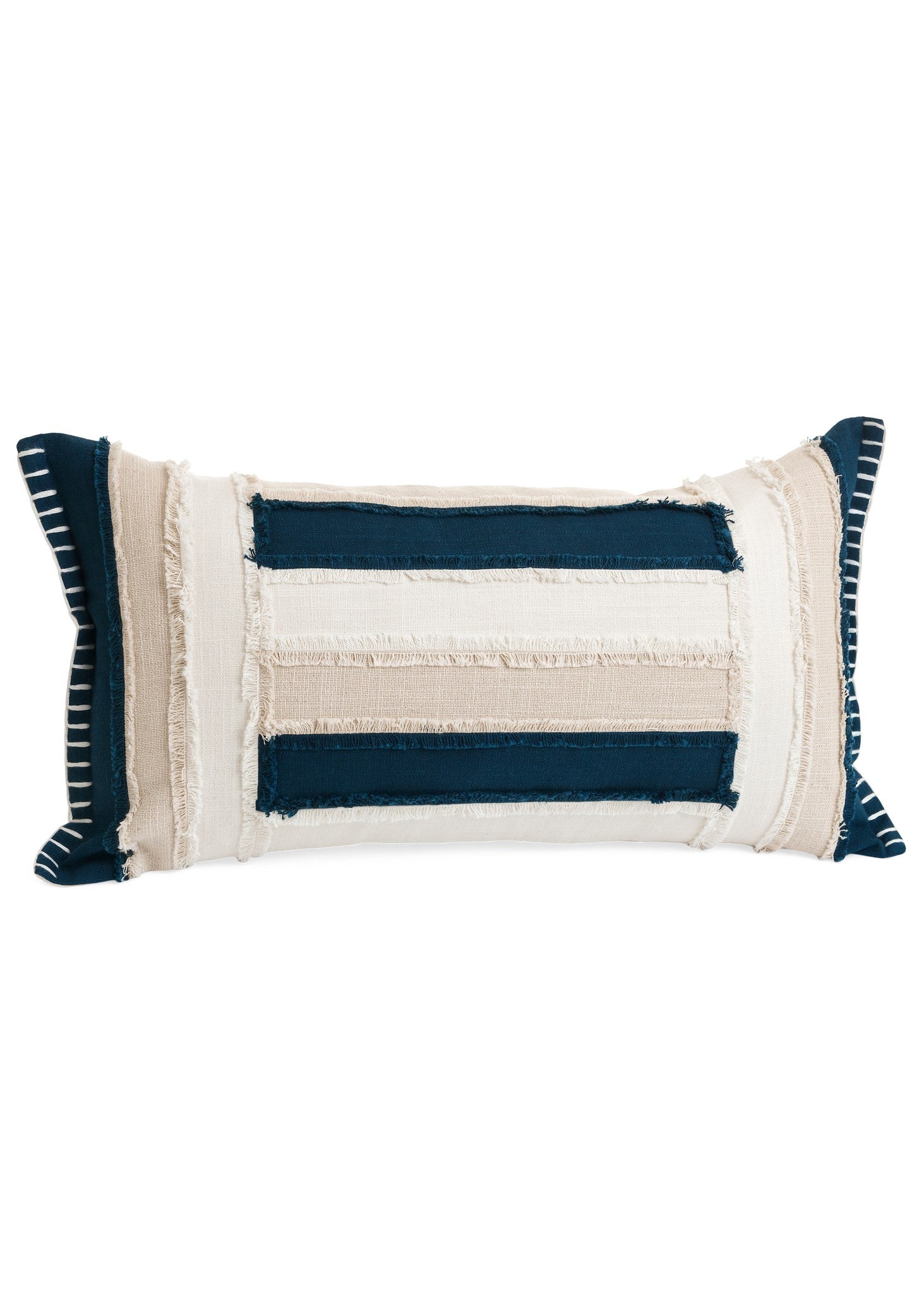 Coussin Marine Beige & Crème - ADV