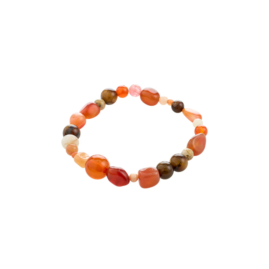 IRIS Bracelet Pierres semi-précieuses Rouges - Pilgrim