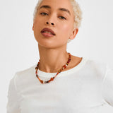 IRIS Collier Pierres semi-précieuses Rouges - Pilgrim