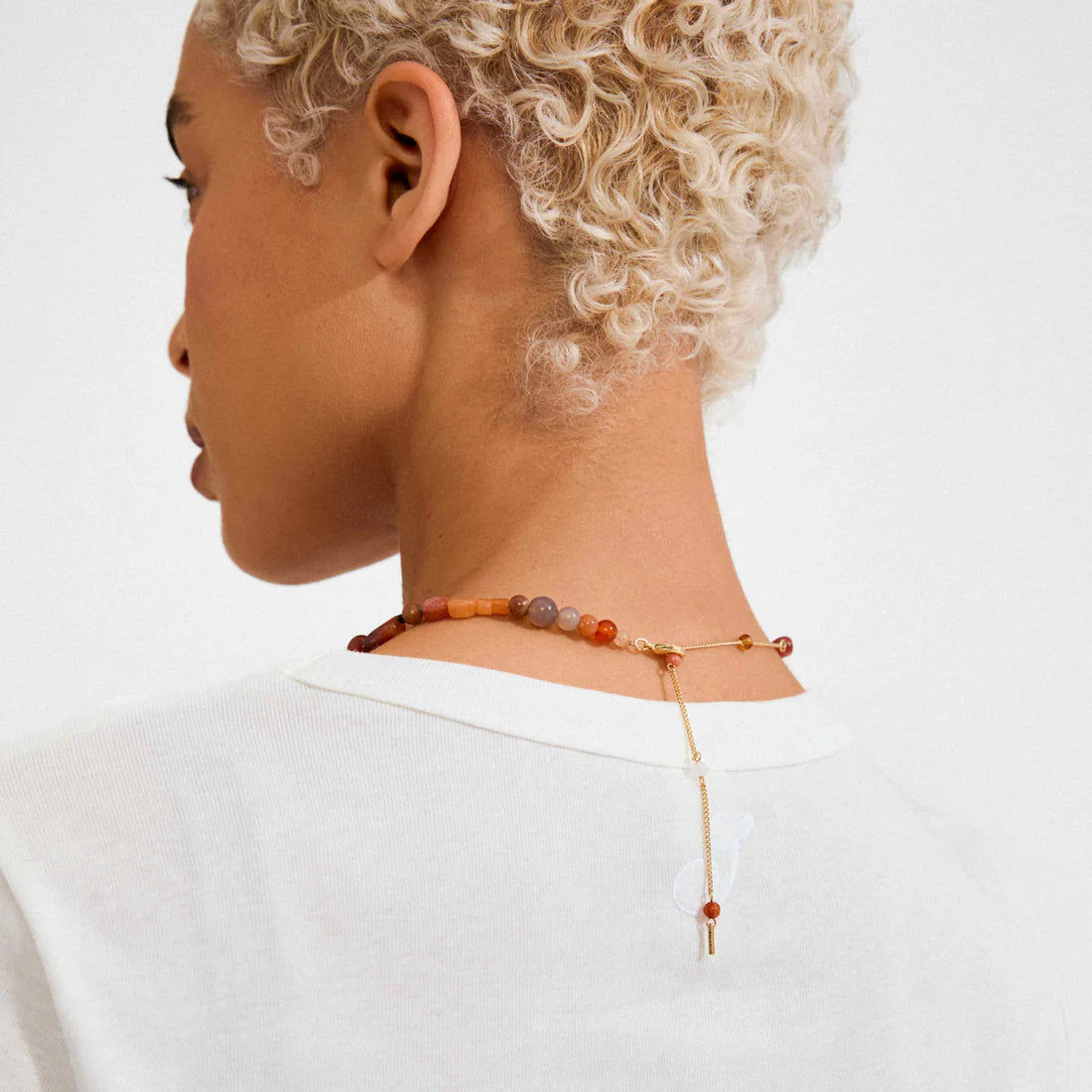 IRIS Collier Pierres semi-précieuses Rouges - Pilgrim
