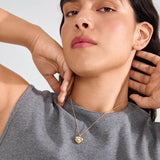 Collier cœur NOVA plaqué or - Pilgrim