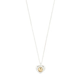 Collier cœur NOVA plaqué Argent - Pilgrim