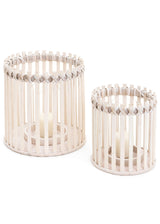 Bougeoir en Bamboo HURRICANES - Accent de Ville