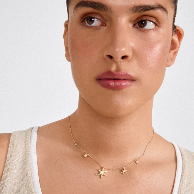 Collier PRISM plaqué Or - Pilgrim