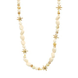 Collier PRISM plaqué blanc/or - Pilgrim