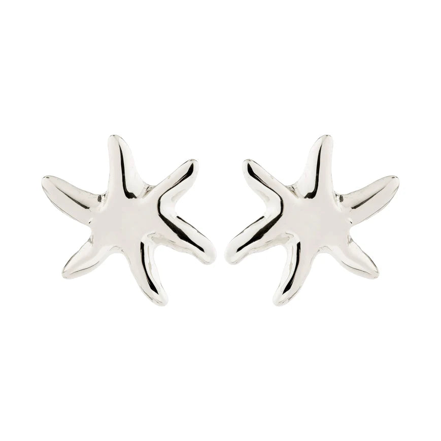 Boucles d’oreilles PRISM plaquées argent - Pilgrim