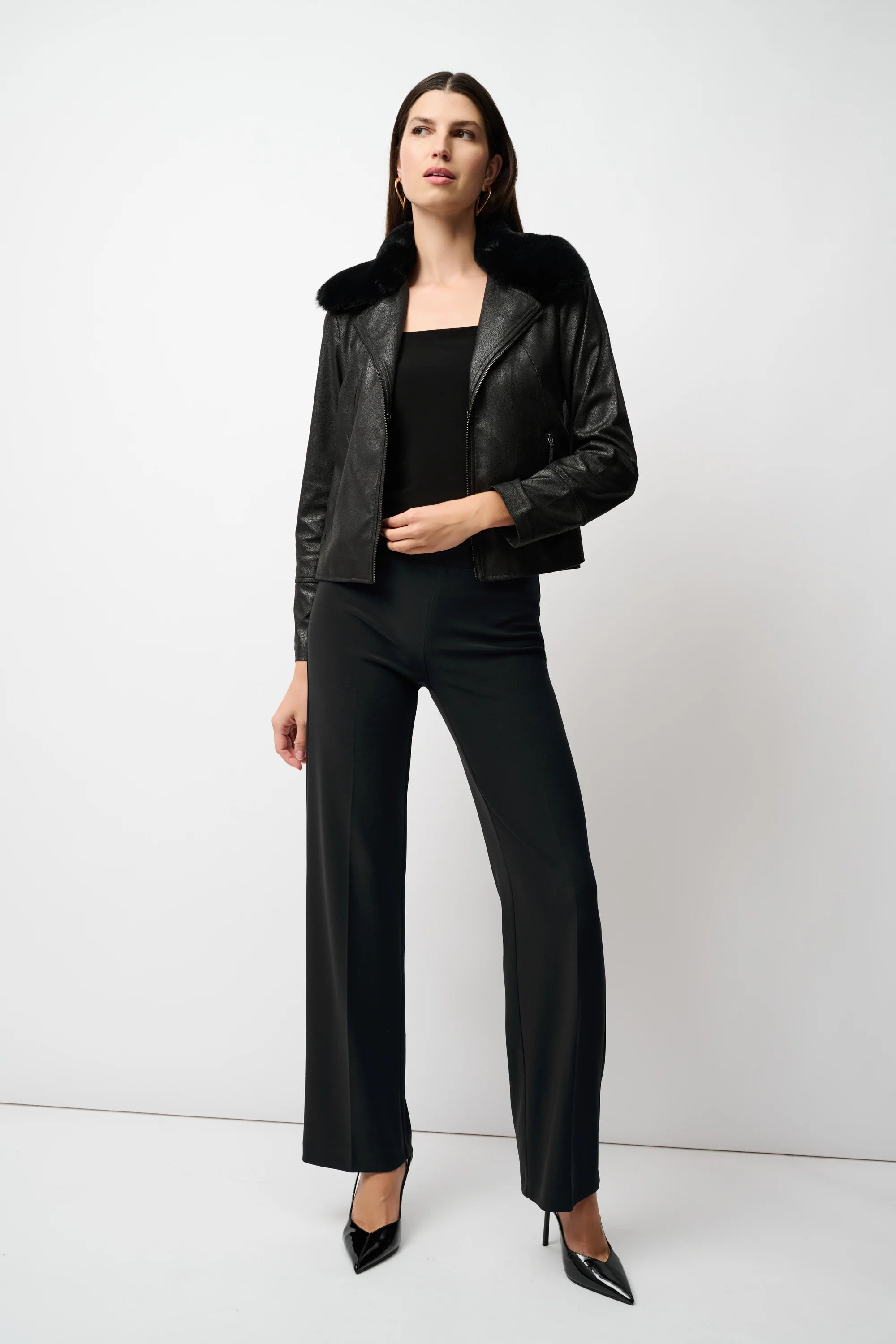 Pantalon classique à jambe large - Joseph Ribkoff