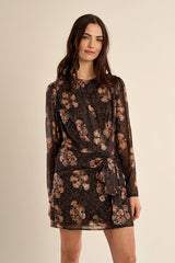 Robe courte nouée, semi-transparente - MOLLY BRACKEN