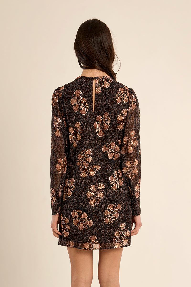 Robe courte nouée, semi-transparente - MOLLY BRACKEN