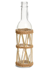 Bouteille en Verre & Rotin - Accent de Ville