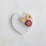 Plat en forme de coeur en marbre - Design Home