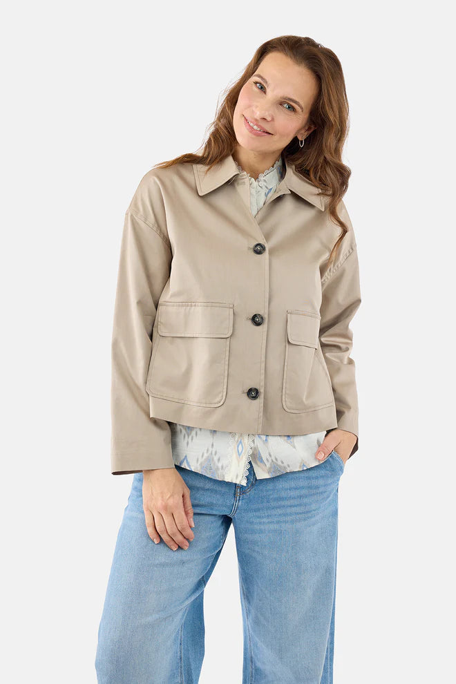 Manteau Beige Léger avec poches - B Copenhagen