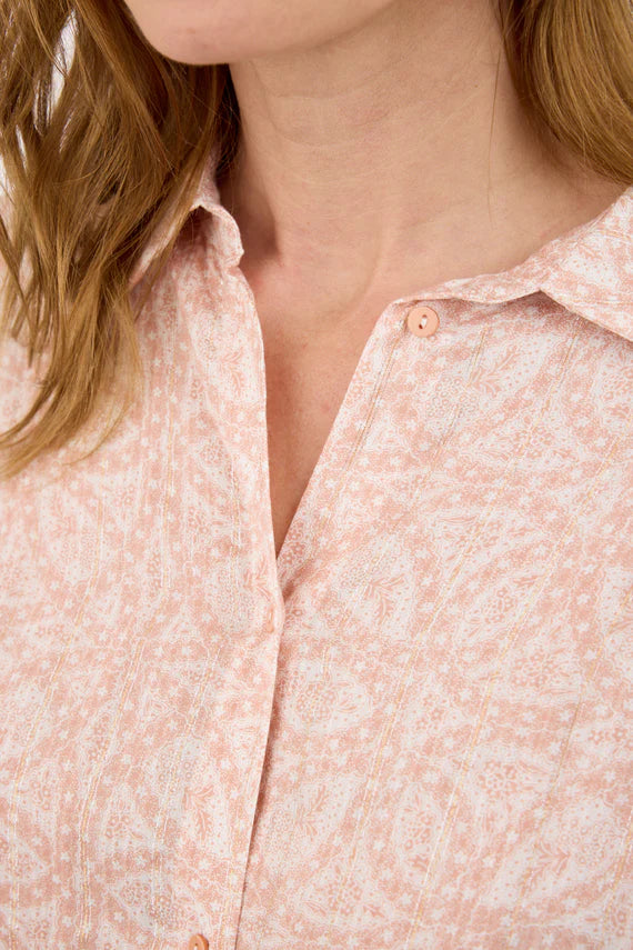 Chemise à Manche 3/4 Rose - B Copenhagen