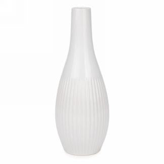 Vase blanc stirée