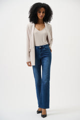 Brooke | Jean extensible semi-évasé classique - Bleu ou Noir- Joseph Ribkoff