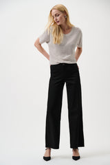 Goldie | Jean extensible classique à jambe large noire  - Joseph Ribkoll