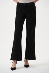 Goldie | Jean extensible classique à jambe large noire  - Joseph Ribkoll
