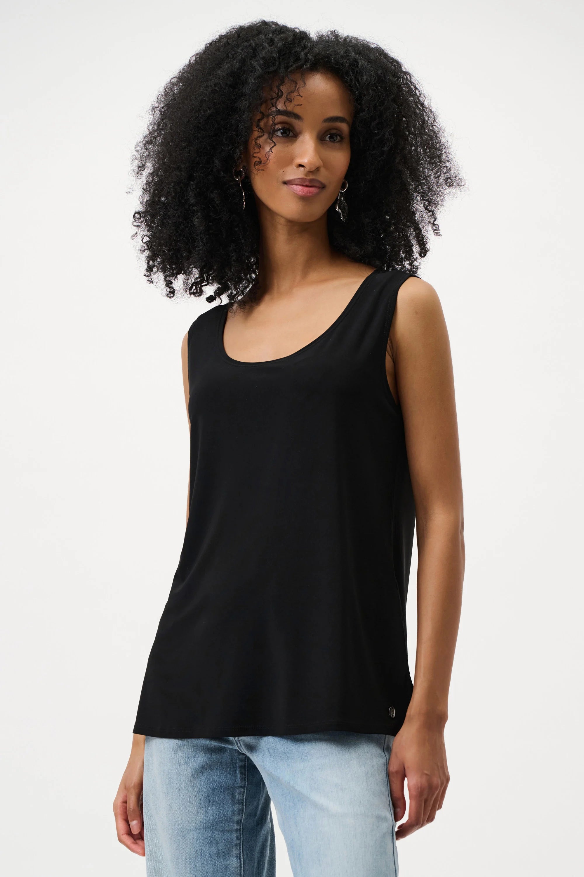 Camisole Noire Classique à encolure arrondi - Joseph Ribkoff