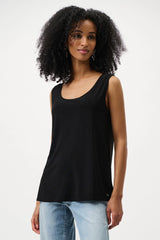 Camisole Noire Classique à encolure arrondi - Joseph Ribkoff