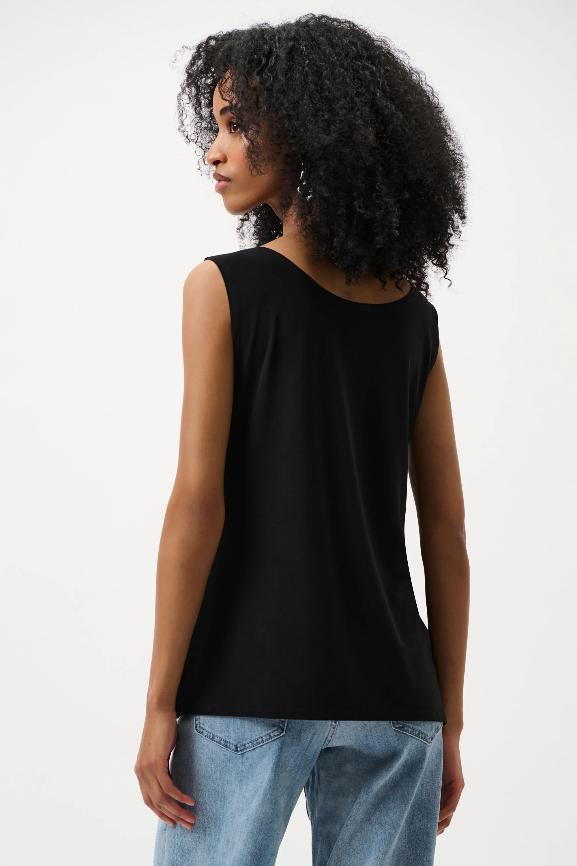 Camisole Noire Classique à encolure arrondi - Joseph Ribkoff