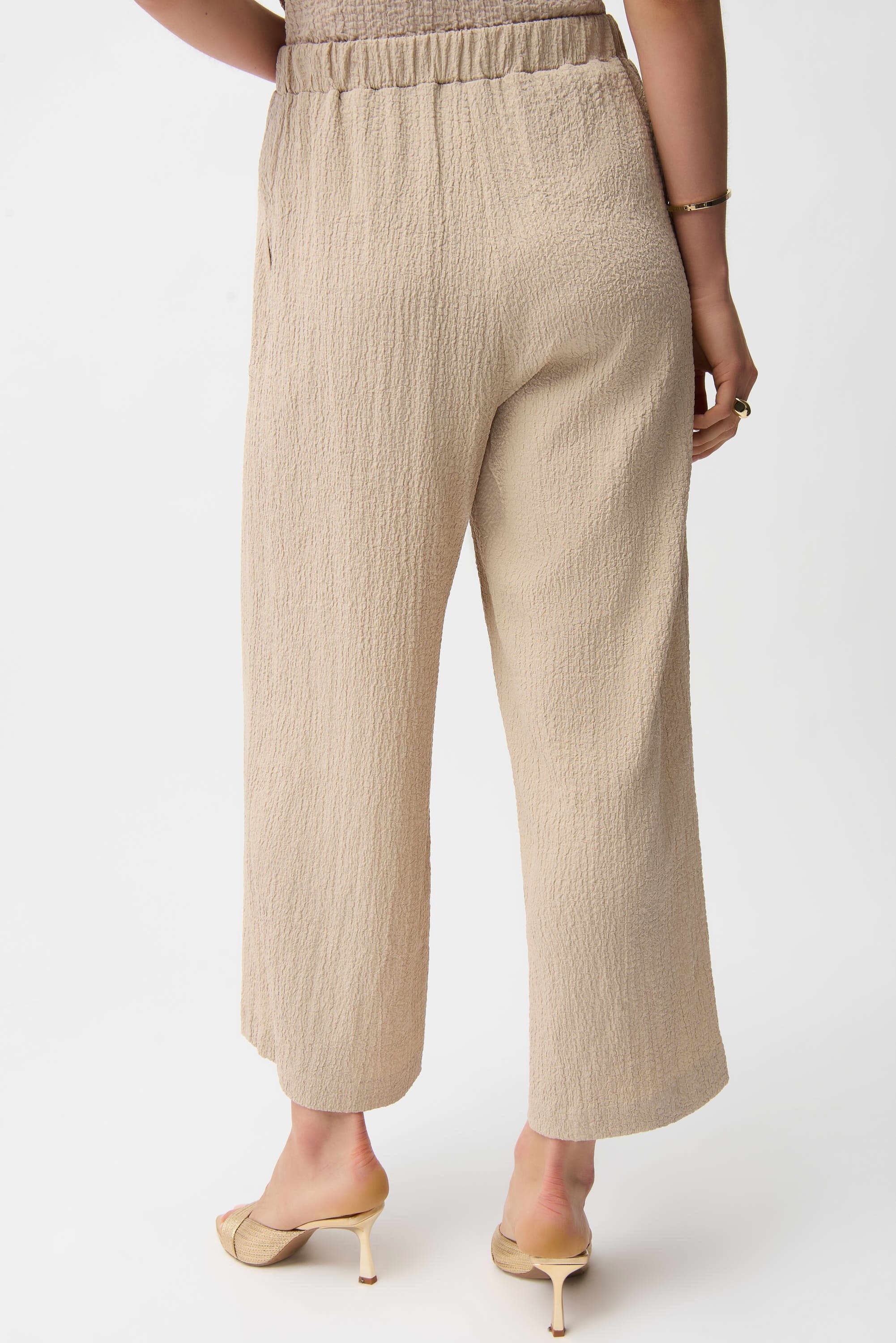 Pantalon court en seersucker - Joseph Ribkoff