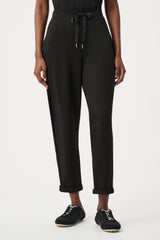 Pantalon jogger en jersey scuba à enfiler avec cordon de serrage à la taille - Joseph Ribkoff