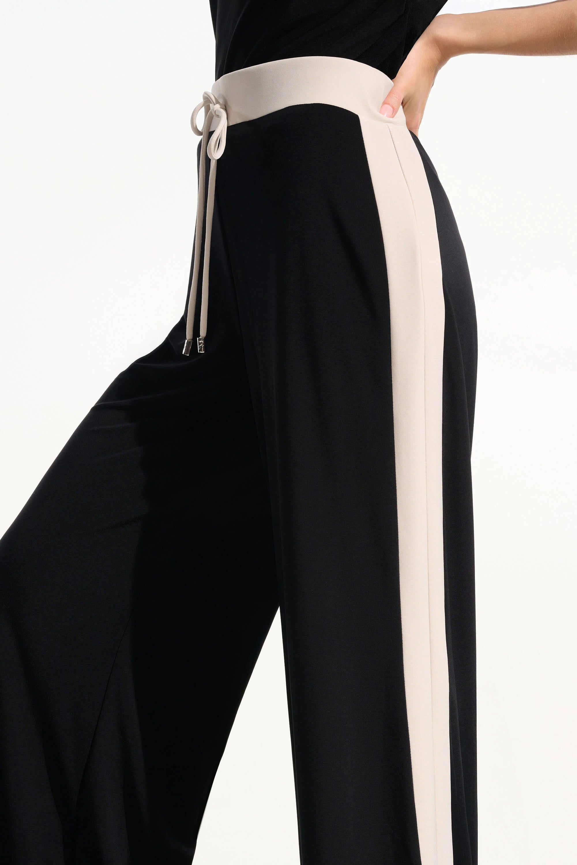 Pantalon à jambe large en tricot soyeux - Joseph Ribkoff