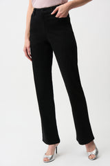 Brooke | Jean extensible semi-évasé classique - Bleu ou Noir- Joseph Ribkoff
