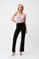 Brooke | Jean extensible semi-évasé classique - Bleu ou Noir- Joseph Ribkoff