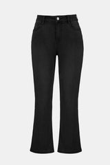 Brooke | Jean extensible semi-évasé classique - Bleu ou Noir- Joseph Ribkoff