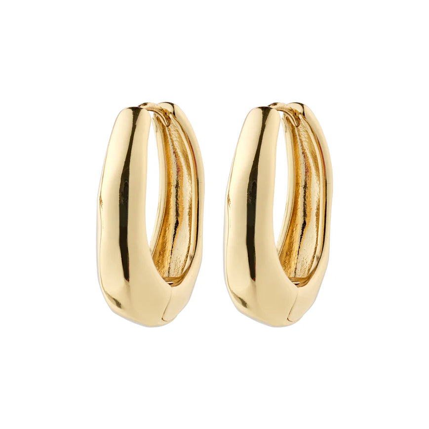 ASHER Boucles d’oreilles plaquées or - Pilgrim