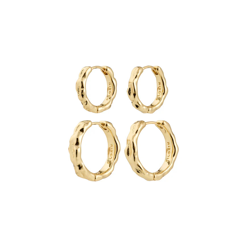 Boucles d’oreilles DARBY, ensemble 2 en 1 - Pilgrim