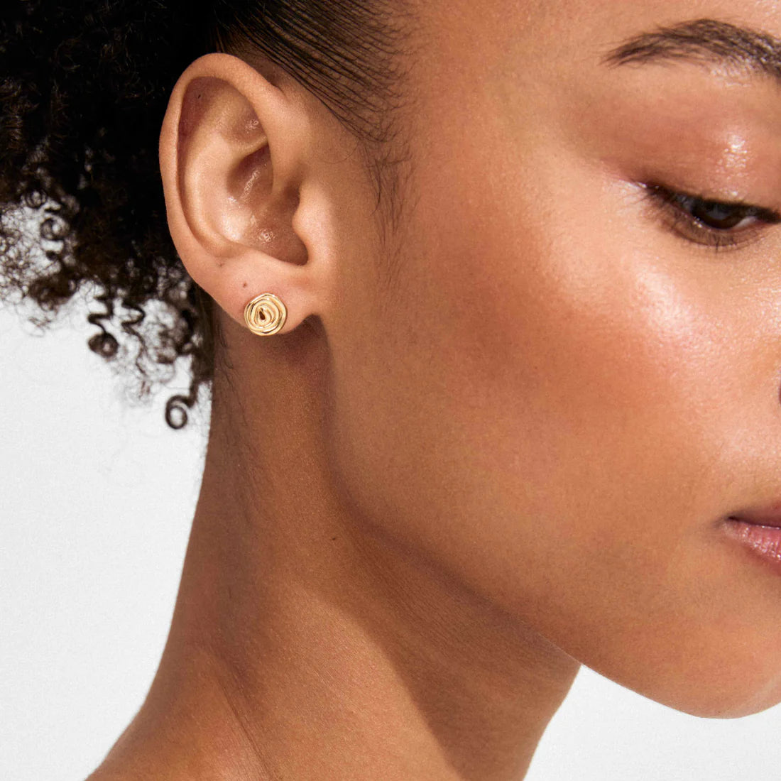 Air boucles d'oreilles spirale - Pilgrim