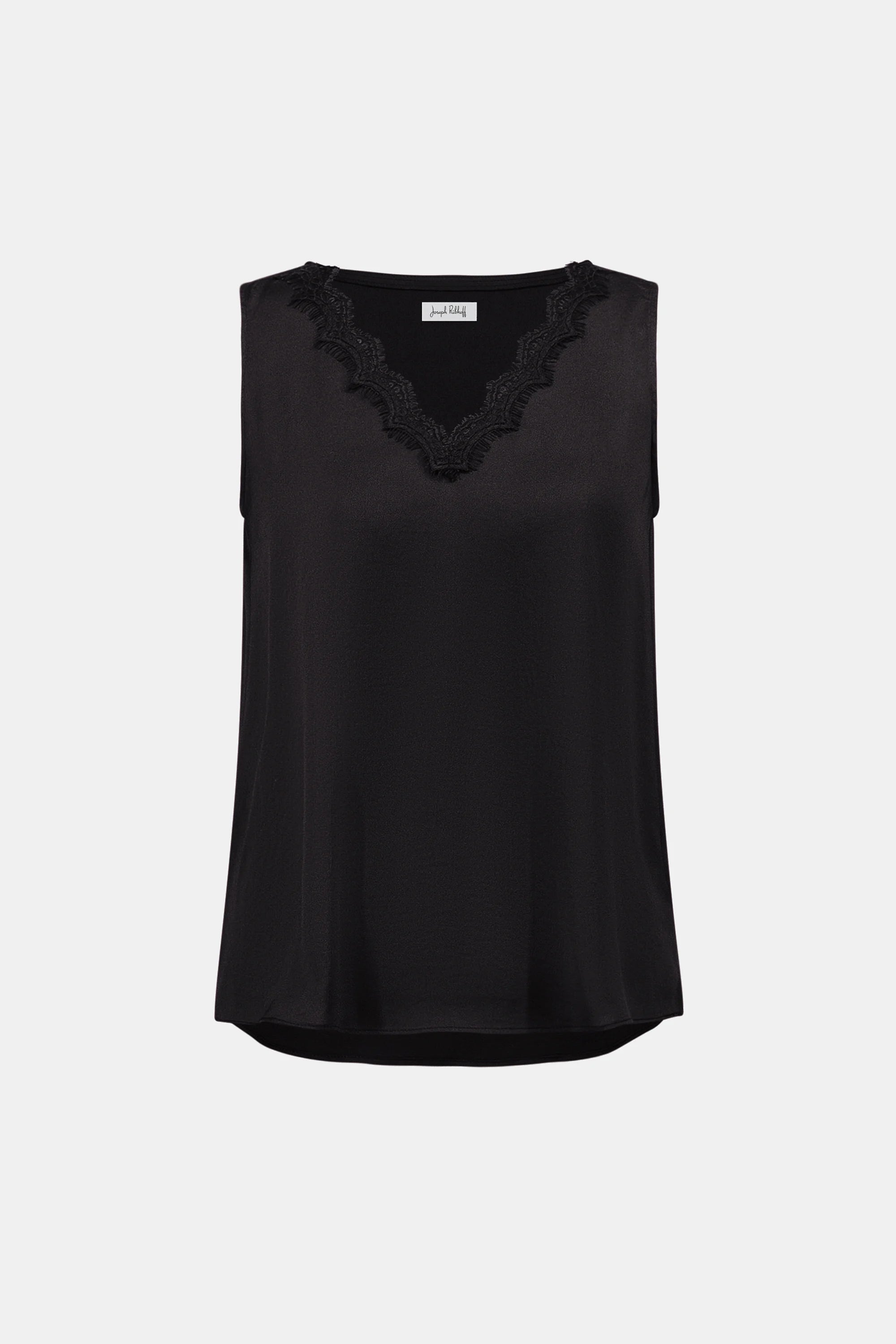 Haut sans manches en satin recyclé à encolure en V - Joseph Ribkoff