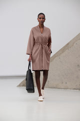 Robe en jersey scuba avec fermeture éclair à l'avant - Joseph Ribkoff